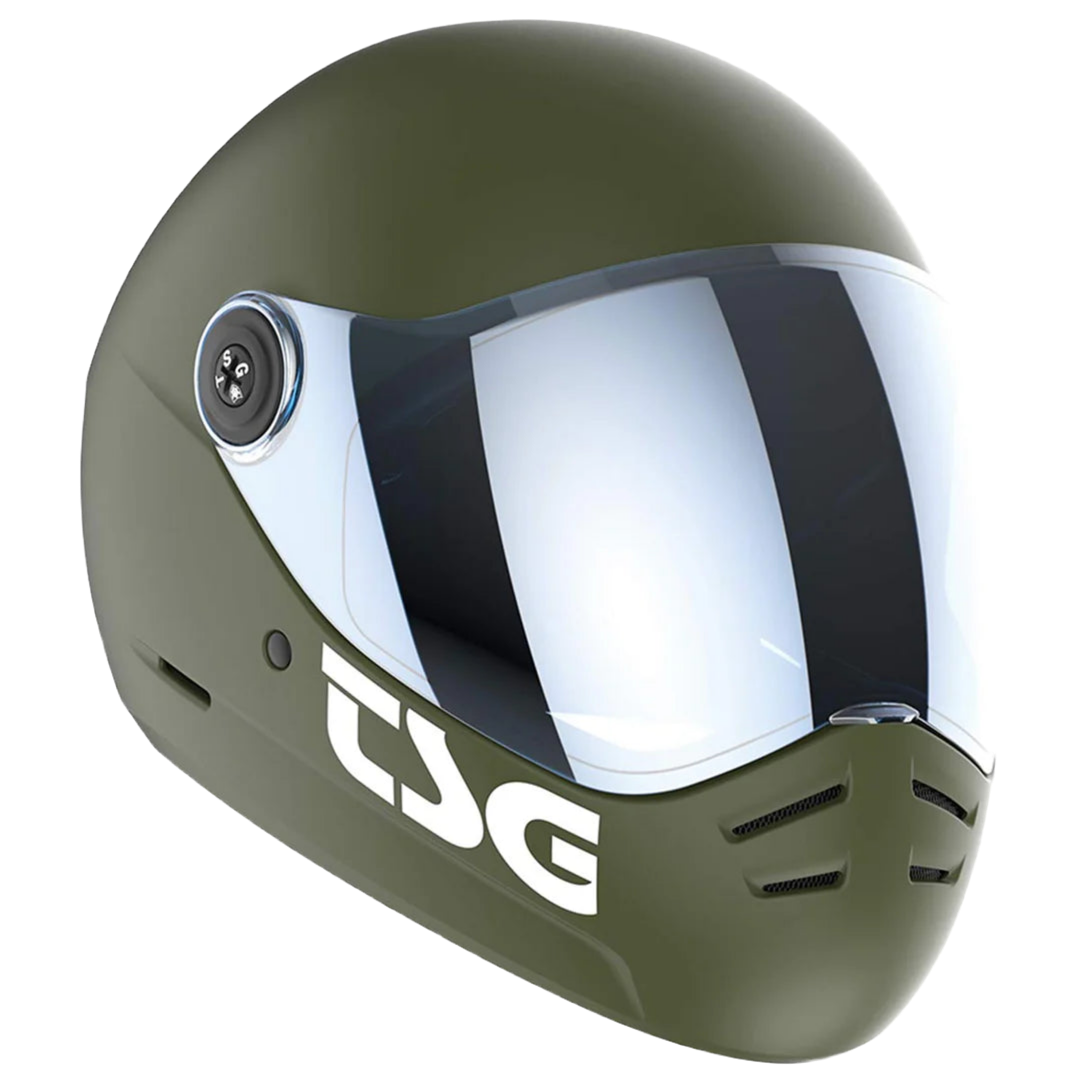 TSG Pass 2.0 Full Face Helmet - Satin Olive