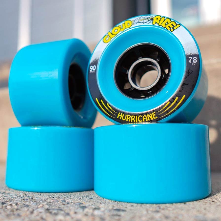 90mm 78a Cloud Ride Hurricane Wheels Blue