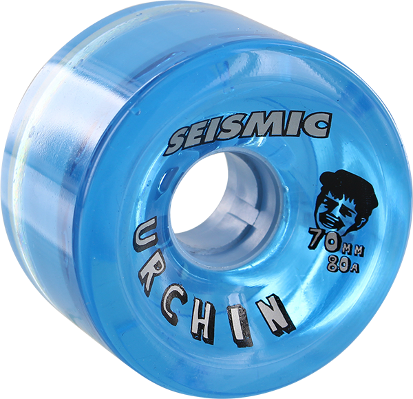 70mm 80a Seismic Urchin Crystal Blue