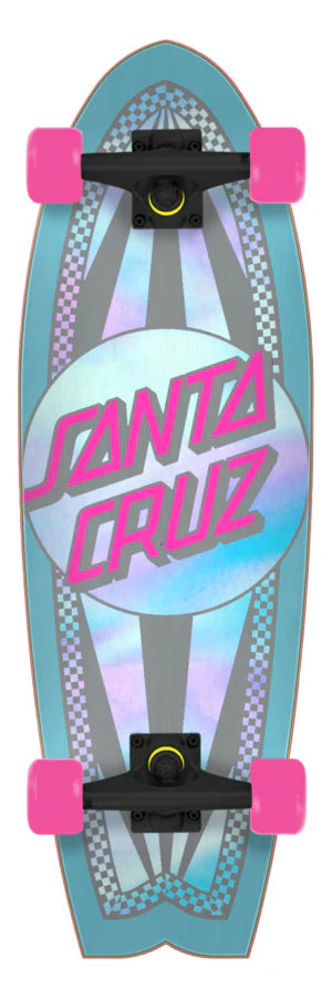 28” Santa Cruz Shark Prismatic Dot Cruiser