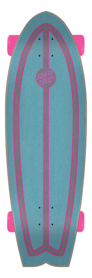 28” Santa Cruz Shark Prismatic Dot Cruiser