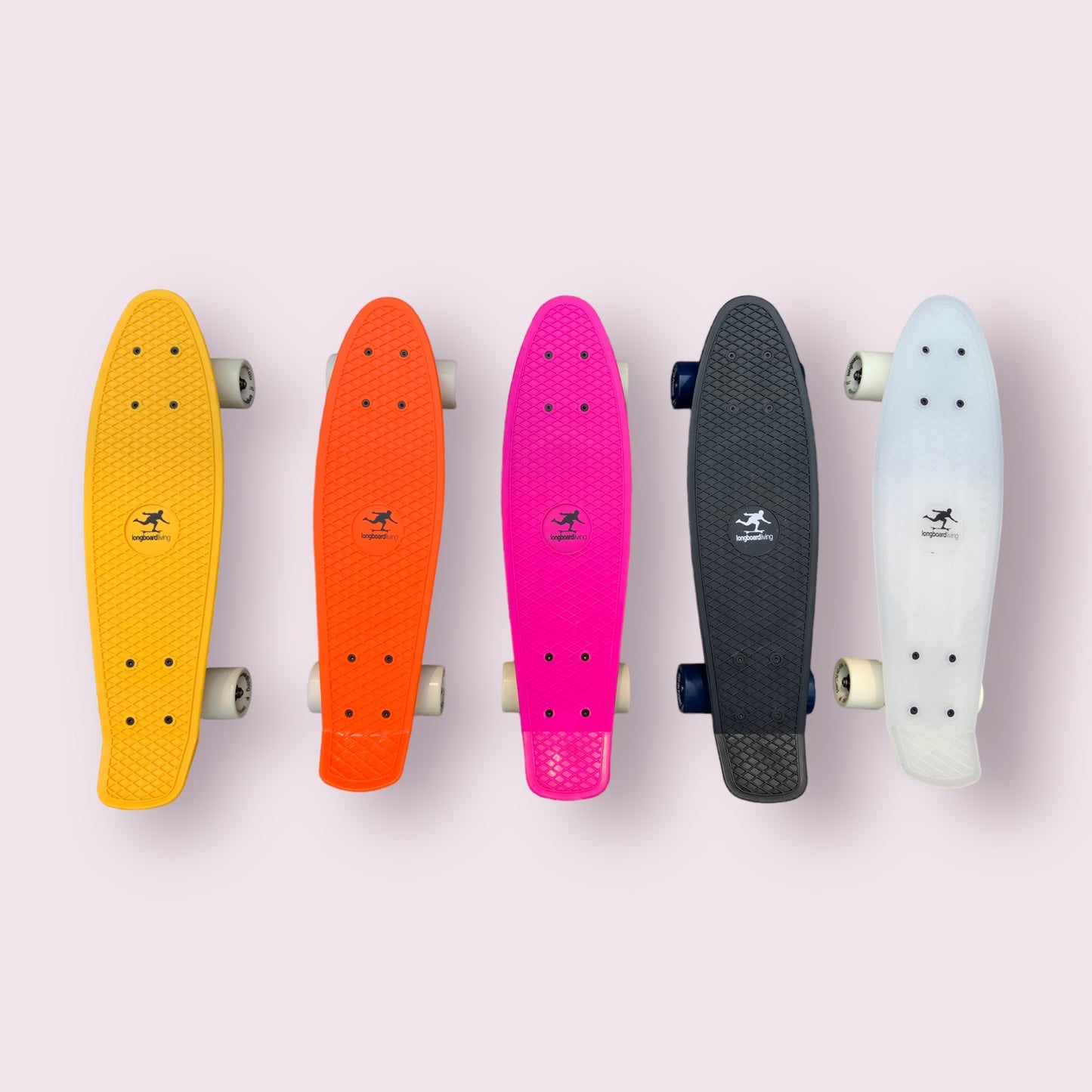 22" Longboard Living Plastic Cruiser