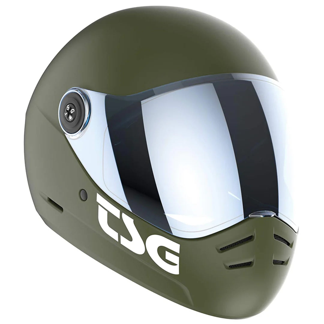 TSG Pass 2.0 Full Face Helmet - Satin Olive