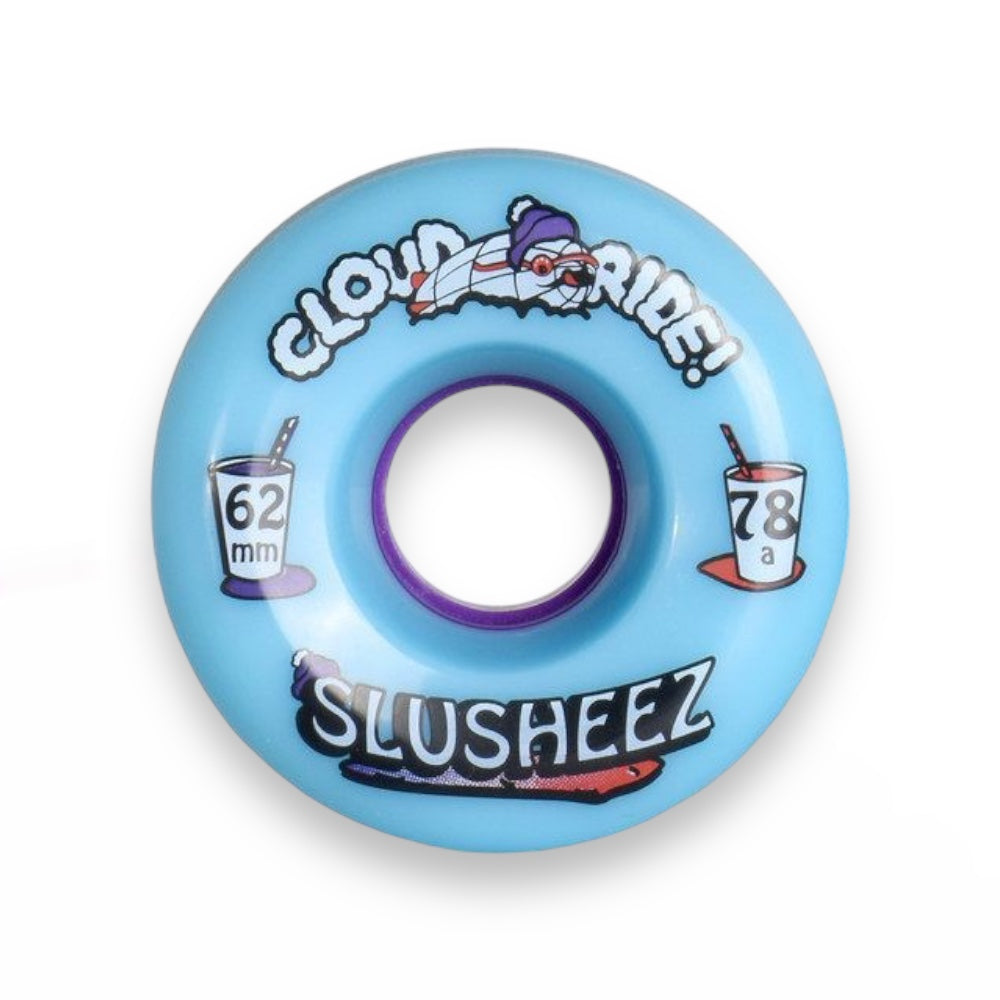 62mm 78a Cloud Ride Slusheez Wheels Blue