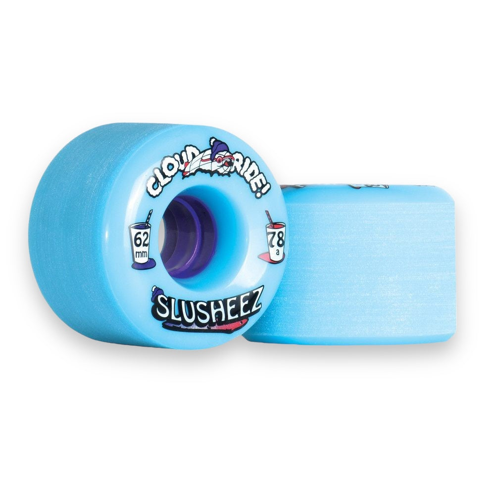 62mm 78a Cloud Ride Slusheez Wheels Blue