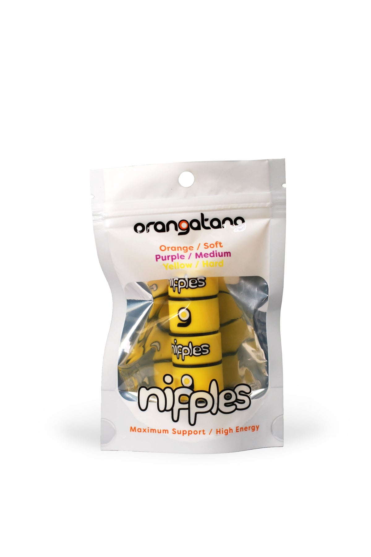 Orangatang Nipples 86a Yellow bushings