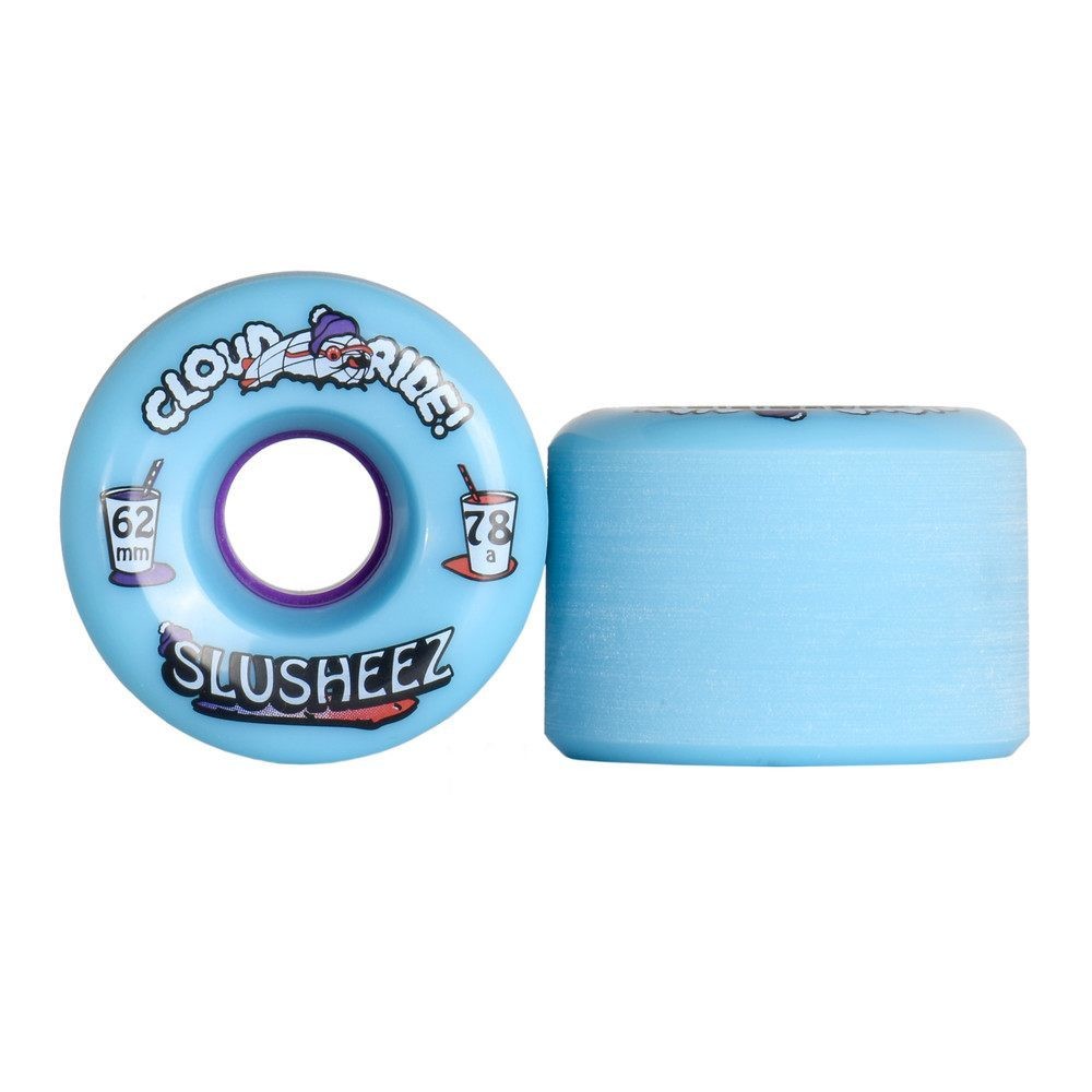 62mm 78a Cloud Ride Slusheez Wheels Blue