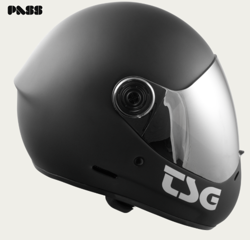 TSG PASS Full Face Helmet Black