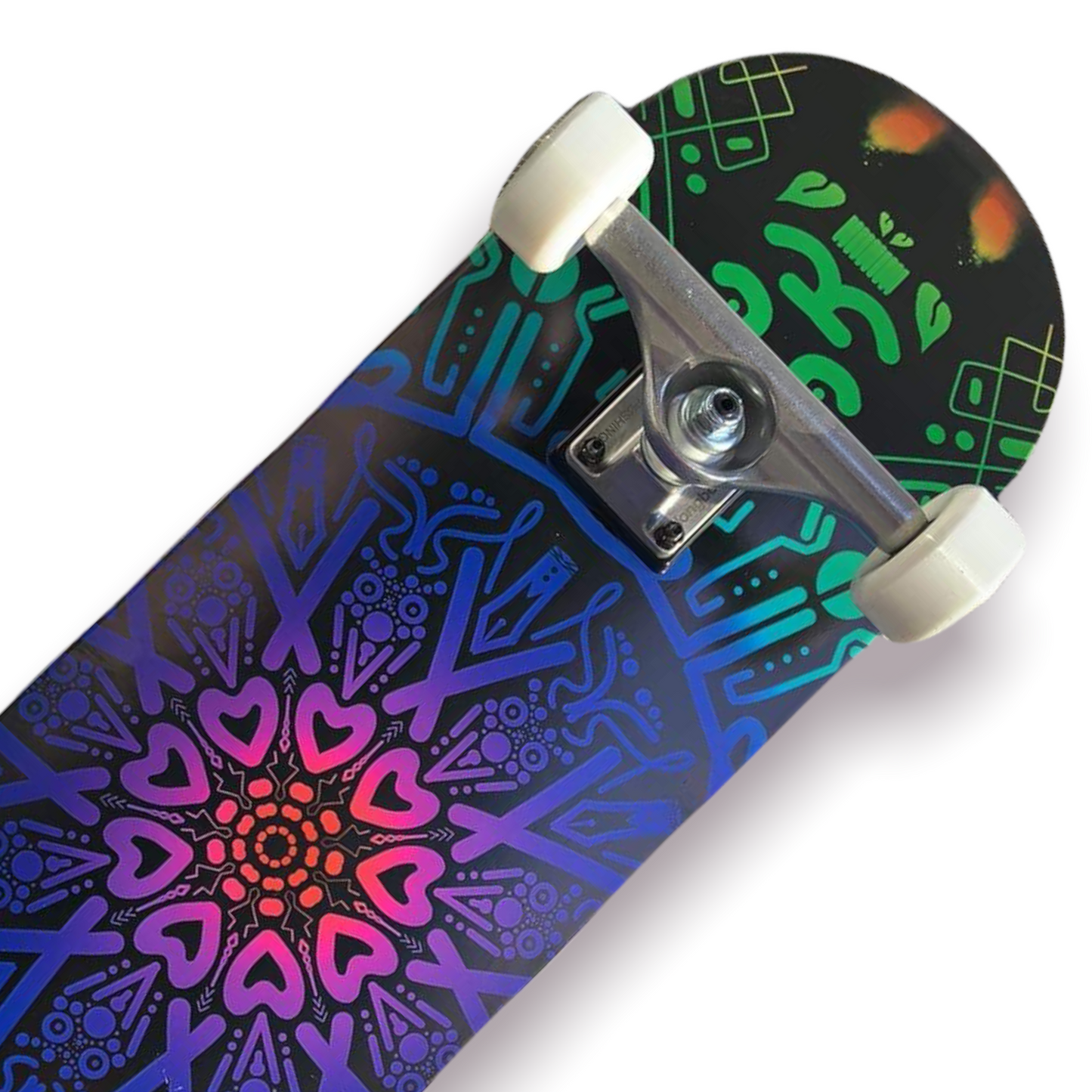 8.25” Longboard Living Mandala Skateboard