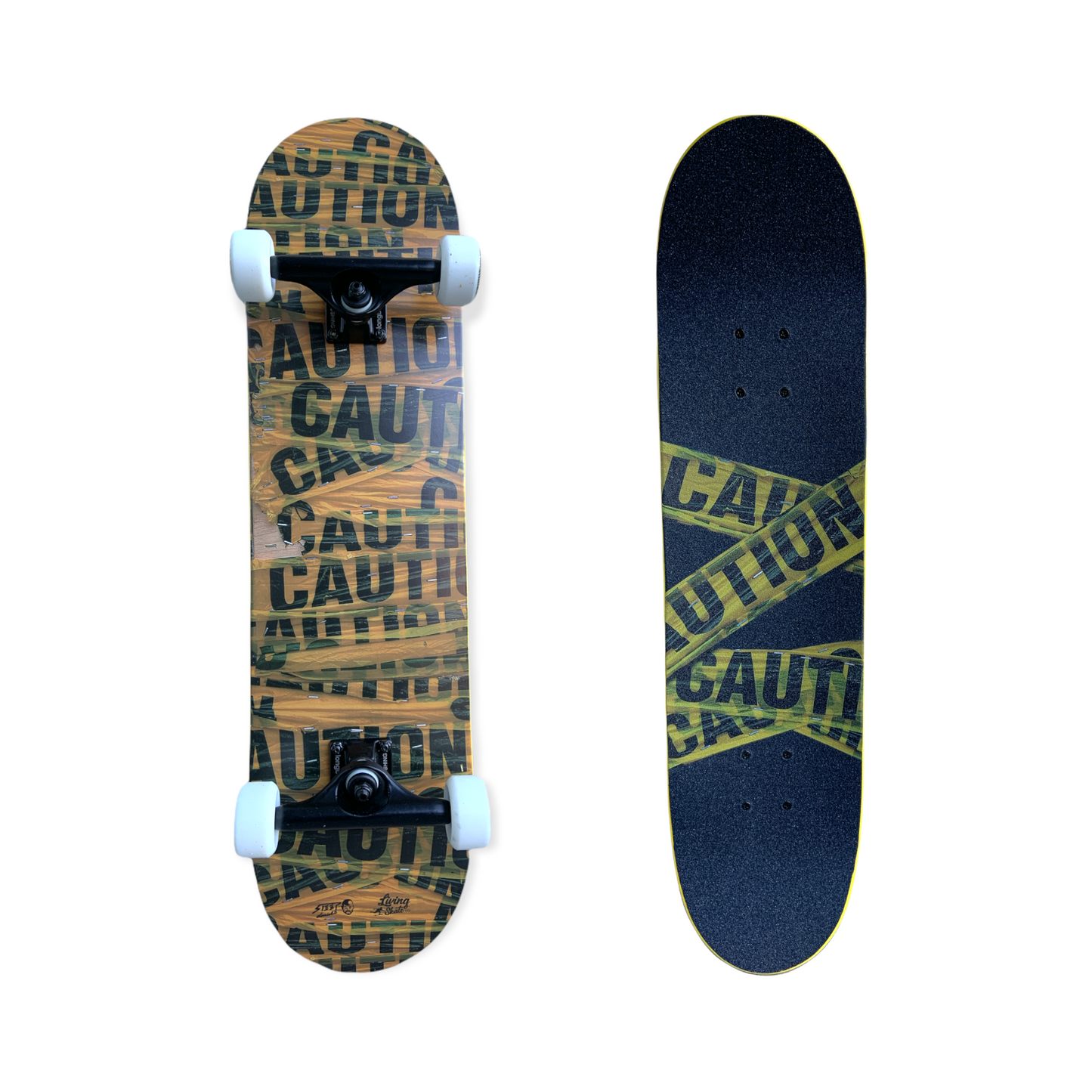 7.77" Caution Couture Skateboard Complete