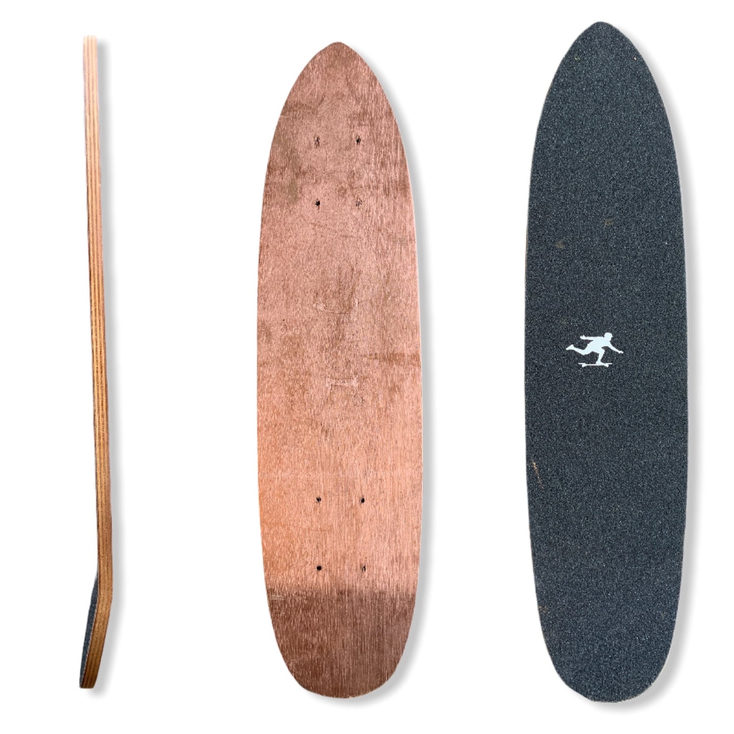 25” Woodgrain Mini Cruiser Deck