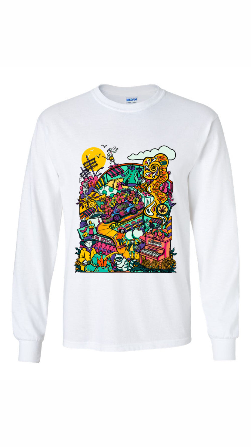 Kensington Market Mens Long Sleeve Shirt - FPMonkey x Augusta&Baldwin
