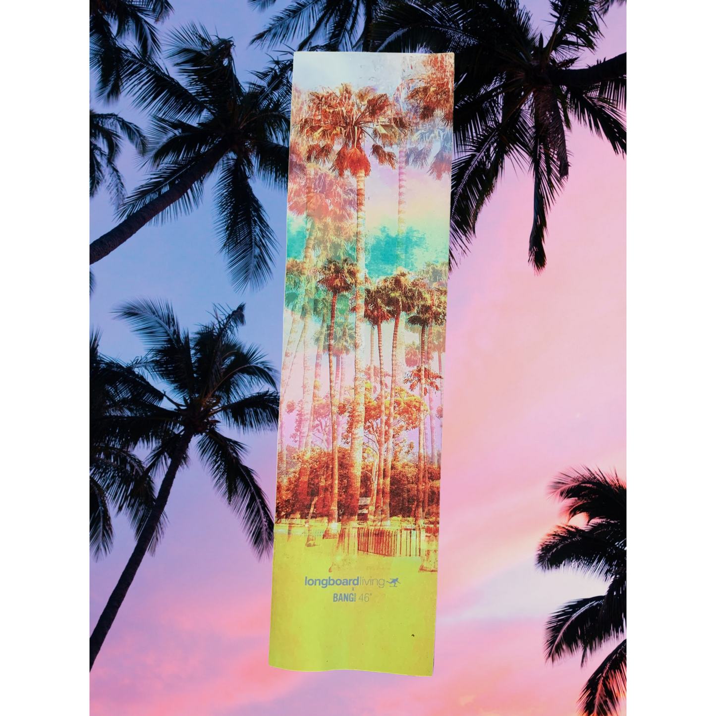 44” LL Palm Tree Griptape