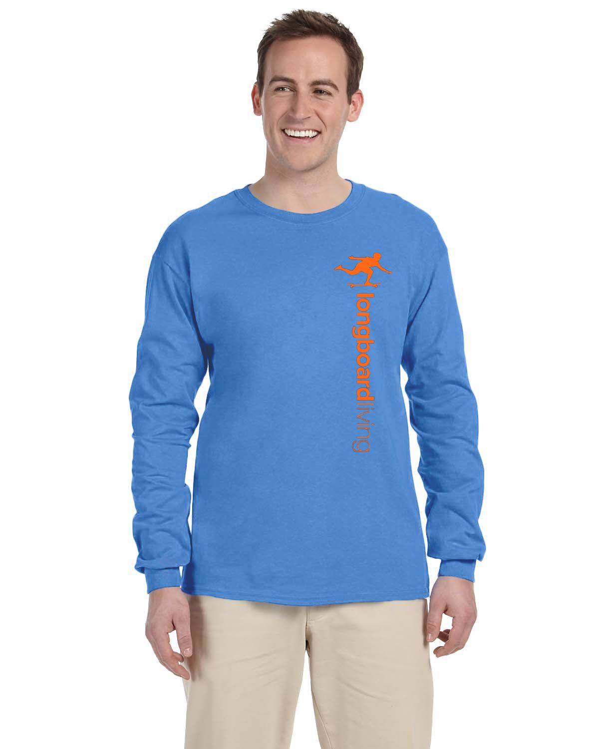 Longboard Living - Long Sleeve Vertical Print Shirt