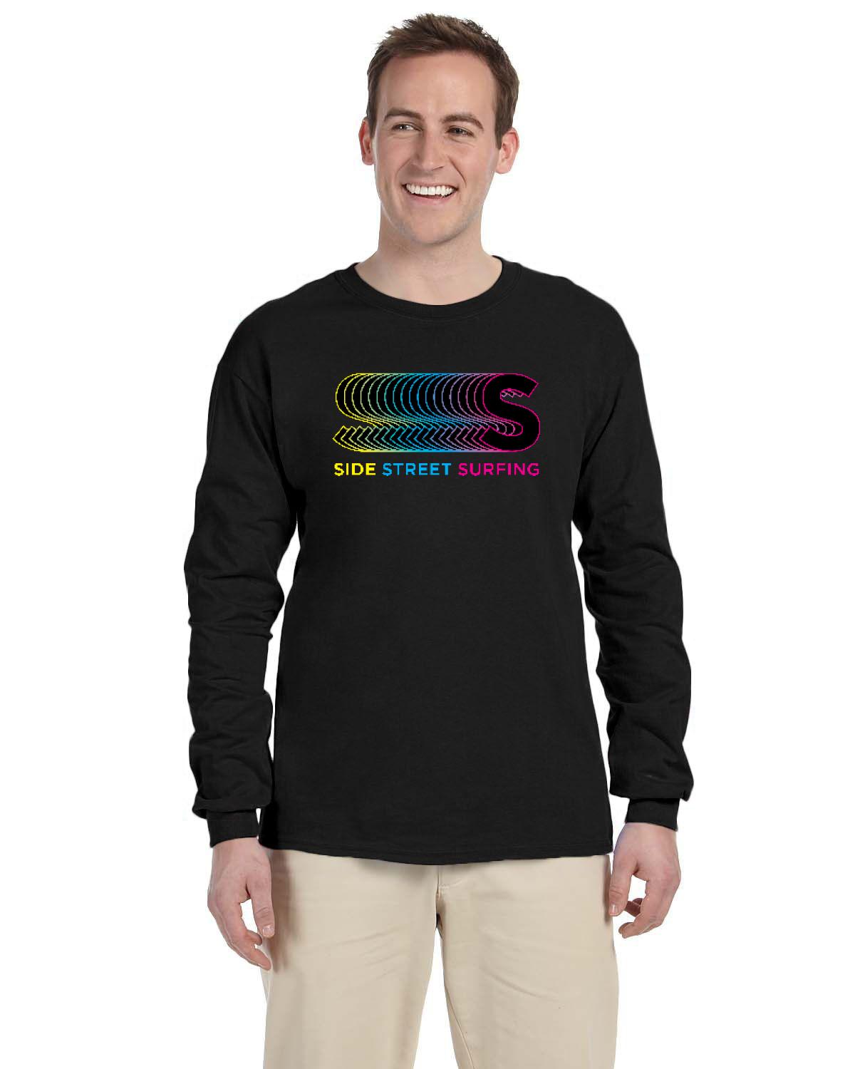 Side Street Surfing - Long Sleeve Shirt - SSS Print