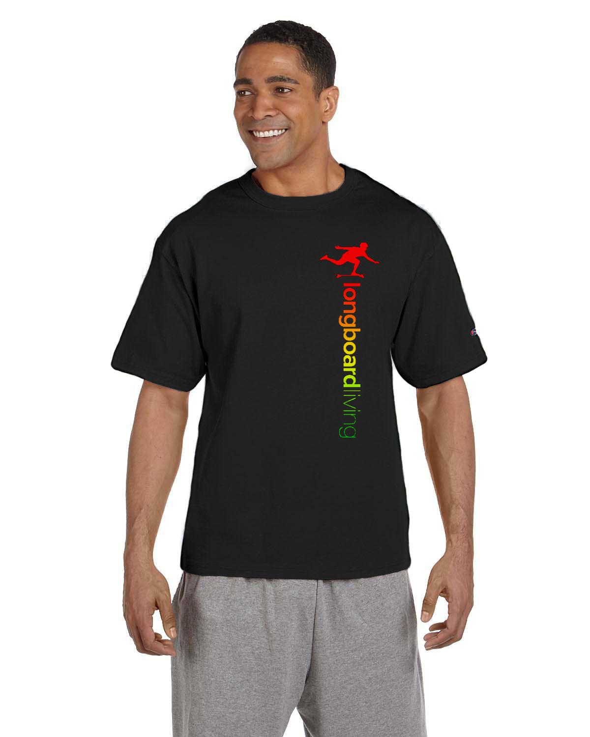 Longboard Living - Champion Rasta Logo Shirt