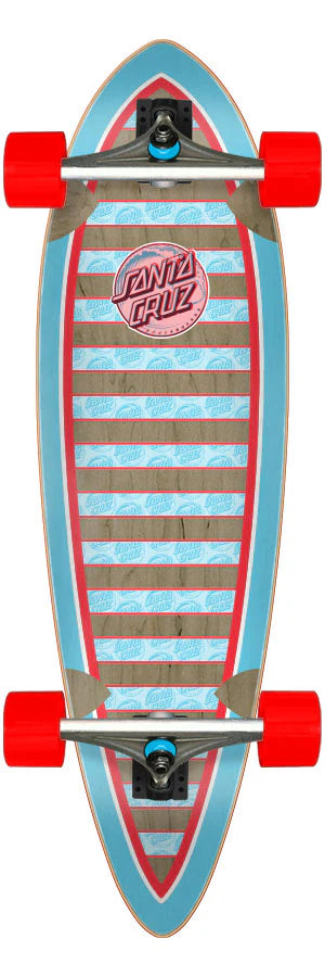 33” Santa Cruz Rad Dot Pintail Cruiser Complete