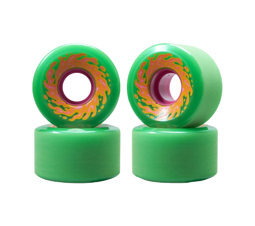 54.5mm 78a Slime Ball OG wheels green / pink