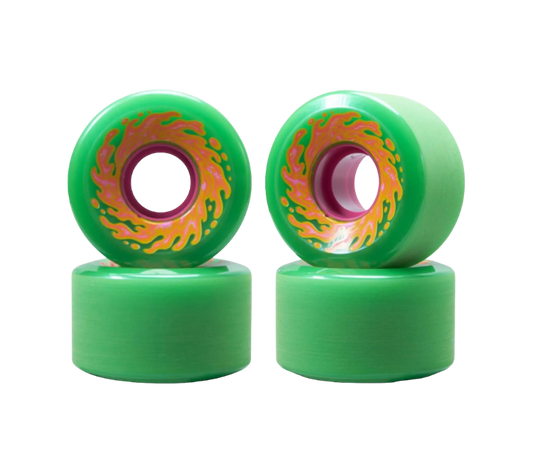 54.5mm 78a Slime Ball OG wheels green / pink