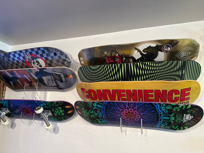 4 Skateboard Deck Display Wall Mount