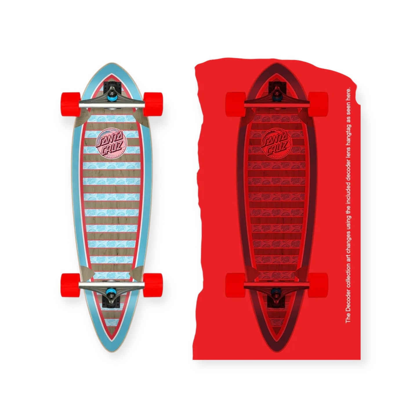 33” Santa Cruz Rad Dot Pintail Cruiser Complete