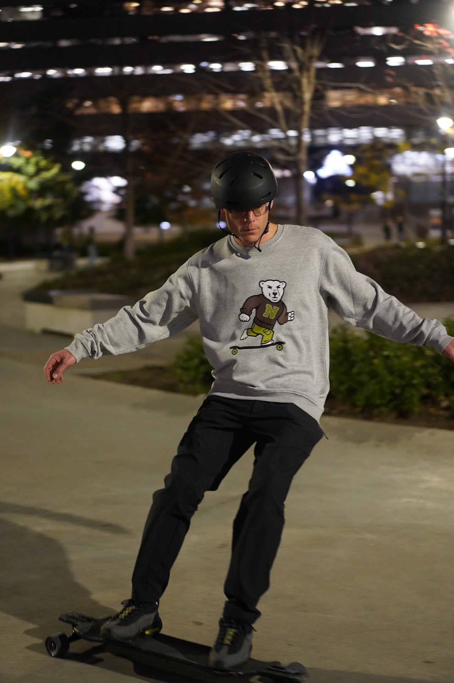 NANUK CREWNECK: NORTHSIDE OF THE MAP x LONGBOARD LIVING
