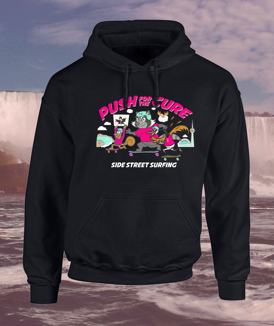 PUSH FOR THE CURE x SIDE STREET SURFING: Creature Crew 158K Push Hoodie