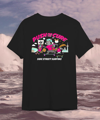 PUSH FOR THE CURE x SIDE STREET SURFING: Creature Crew 158K Push Tee