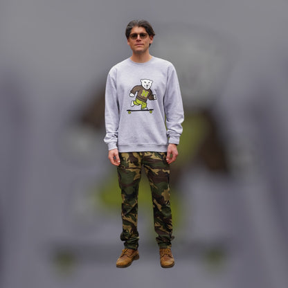 NANUK CREWNECK: NORTHSIDE OF THE MAP x LONGBOARD LIVING