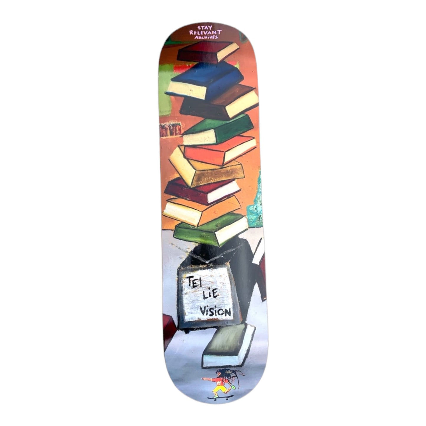 Malcolm Emilio x Stay Relevant Archive 8.25” Skateboard Deck