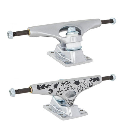 8.25” Krux Trucks K5 Silver Doodle