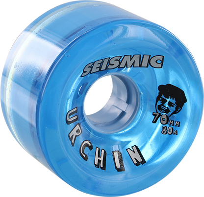 70mm 80a Seismic Urchin Crystal Blue