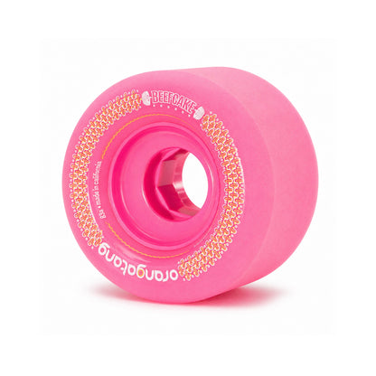 Orangatang Beefcake 73mm 83a Pink longboard wheel