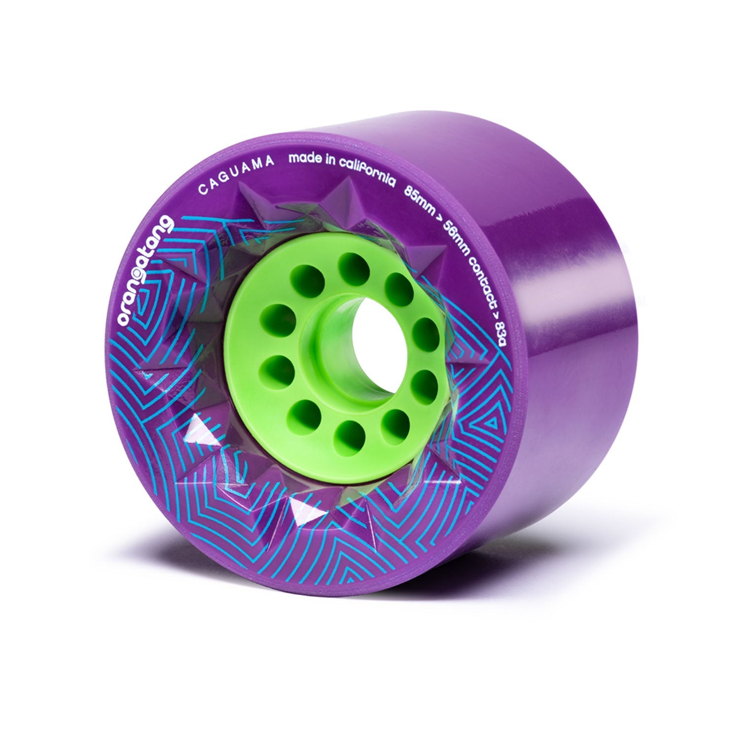 Orangatang Caguama 85mm 83a Purple longboard wheel