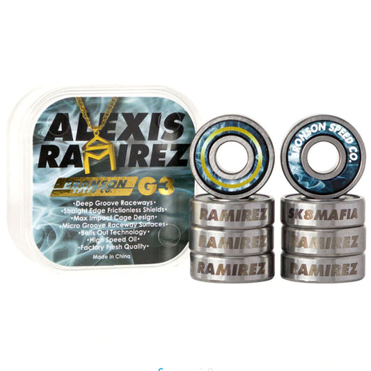 Bronson Alexis Ramirez G3 skateboard bearings