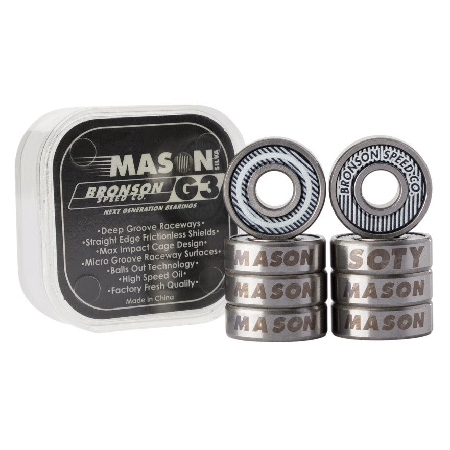 Bronson Mason Silva G3 skateboard bearings