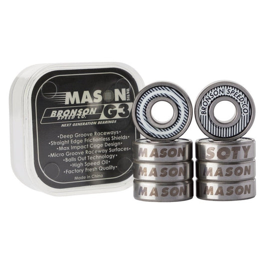 Bronson Mason Silva G3 skateboard bearings