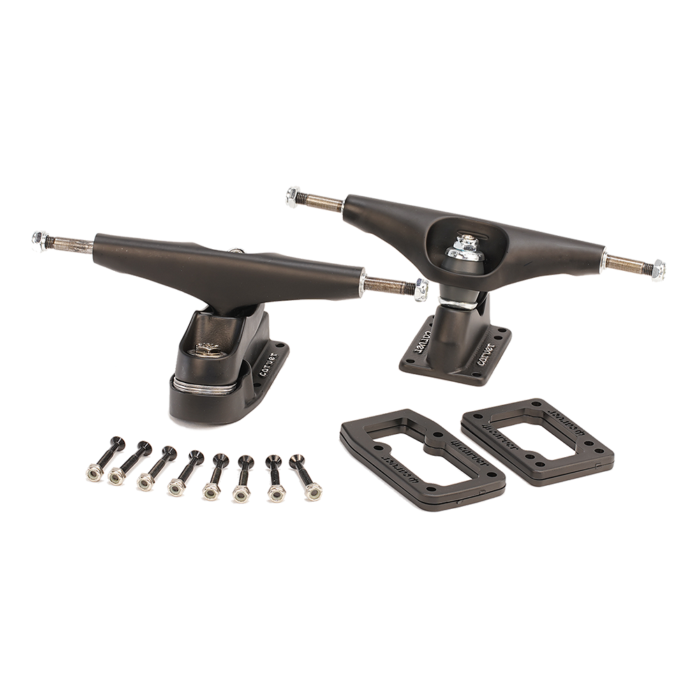 Carver C7 truck set Coal Black