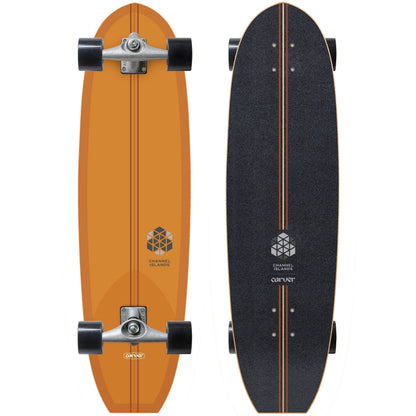 Carver Channel Islands Noserider 37 inch surfskate CX top and bottom