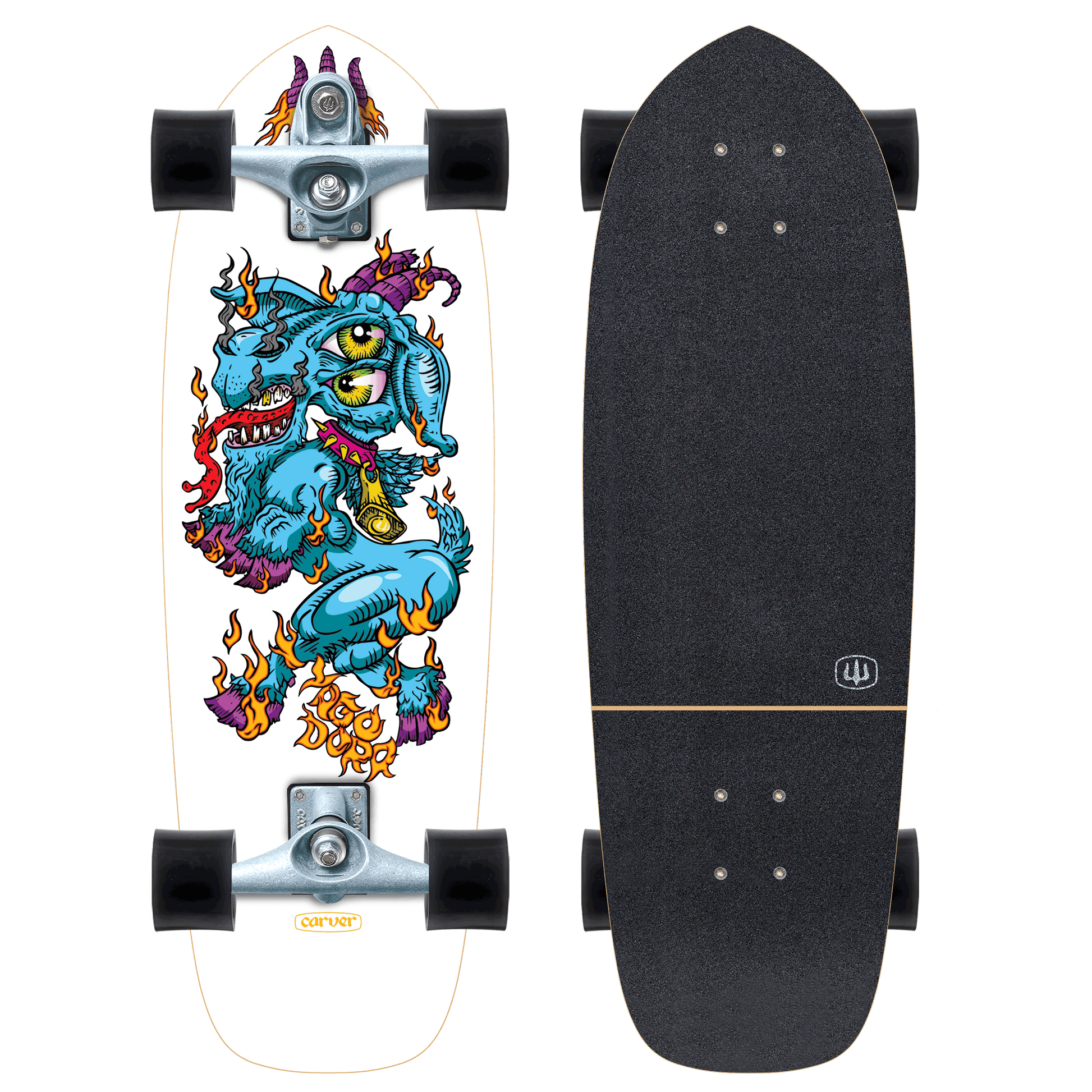 Carver Yago Fire Goat C7 surfskate complete