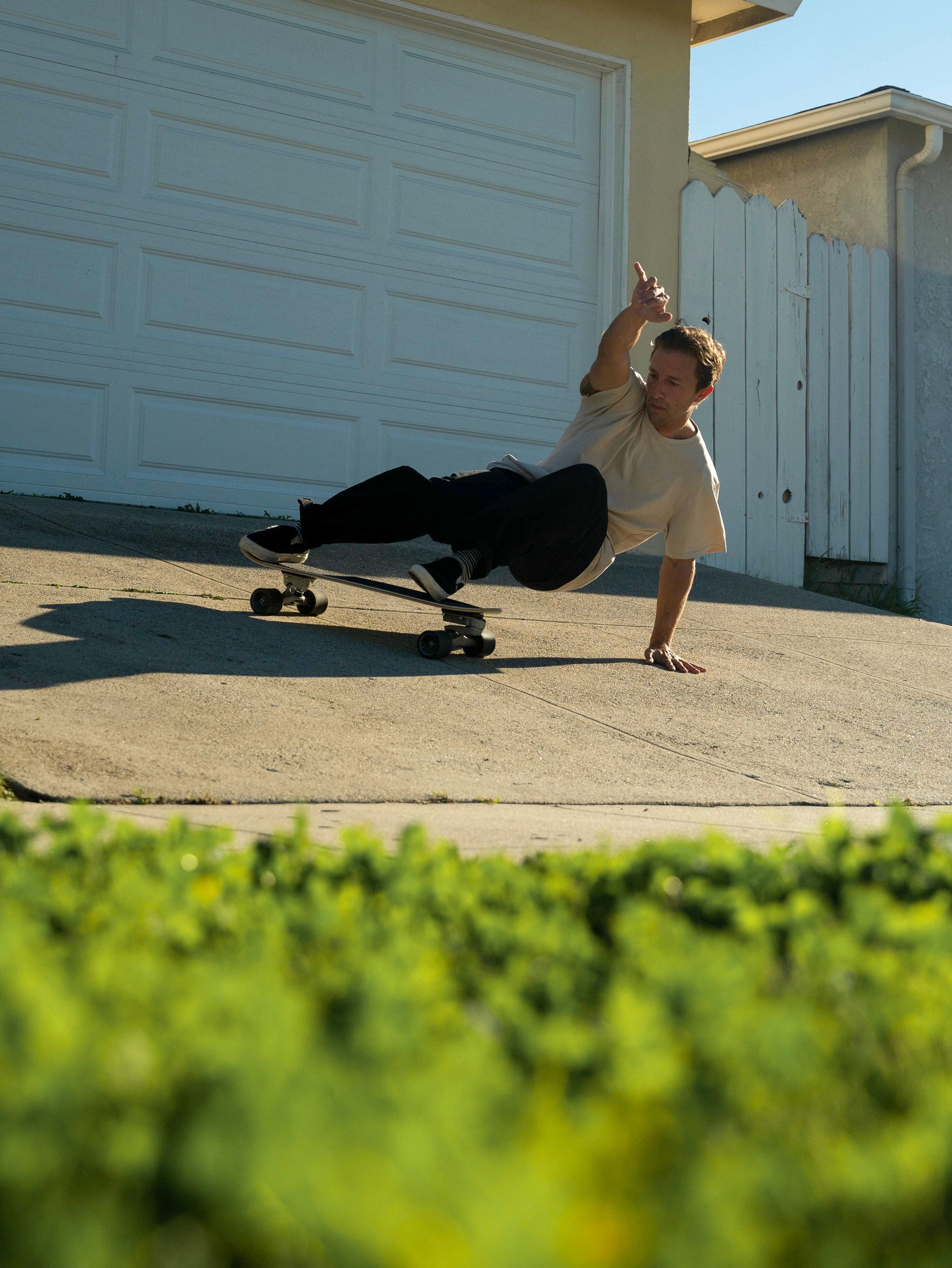 Carver surfskate lifestyle riding image