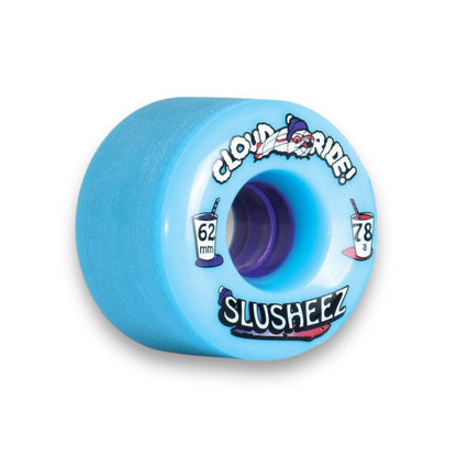 62mm 78a Cloud Ride Slusheez Wheels Blue