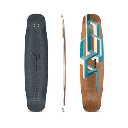 Loaded Basalt Tesseract Dark Blue deck