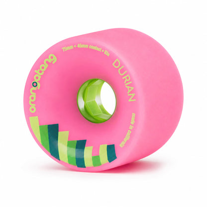 Orangatang Durian 75mm 83a Pink longboard wheel