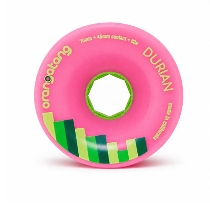 Orangatang Durian 75mm 83a Pink side view