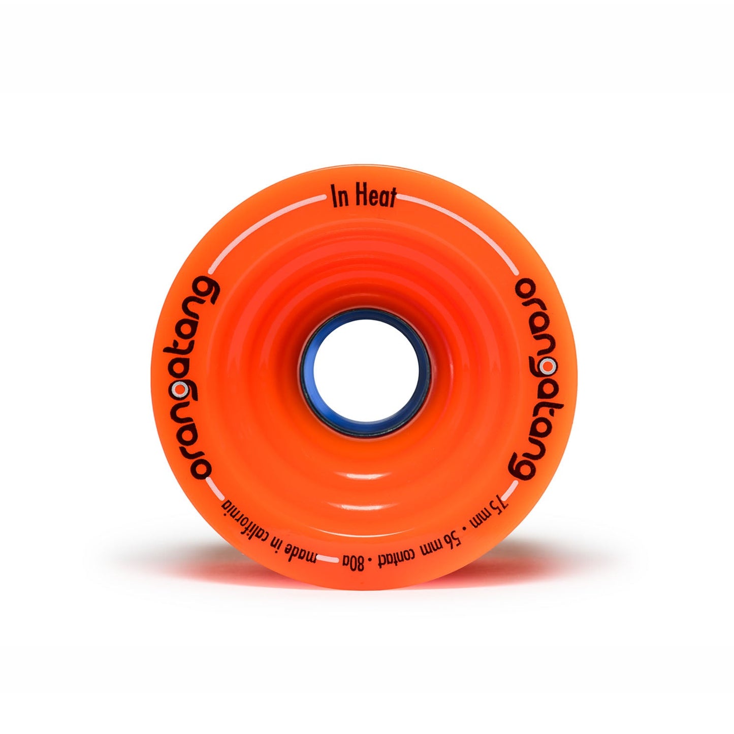 Orangatang In Heat 75mm 80a Orange front view