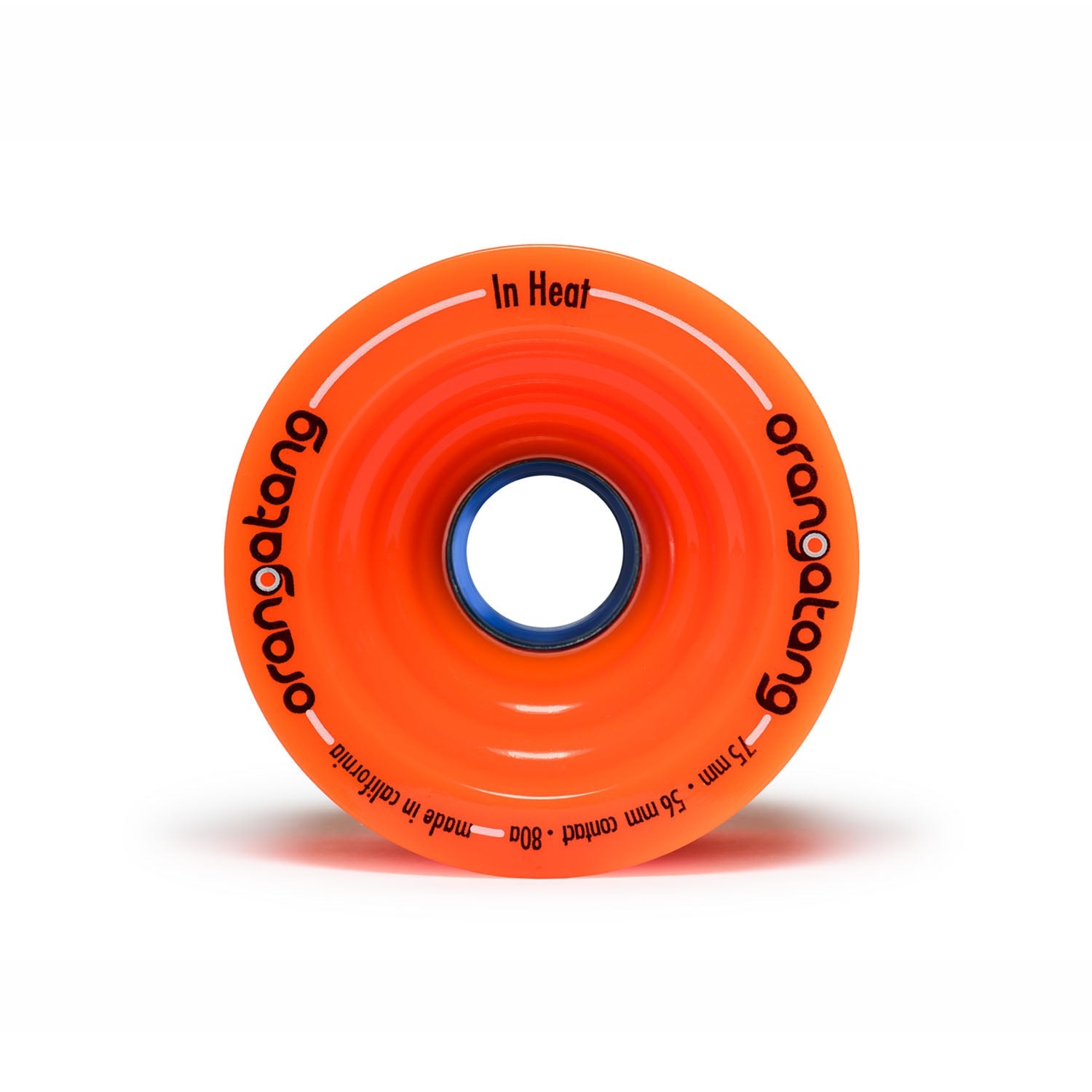 Orangatang In Heat 75mm 80a Orange front view