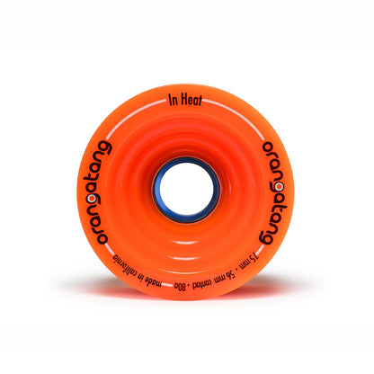 Orangatang In Heat 75mm 80a Orange front view