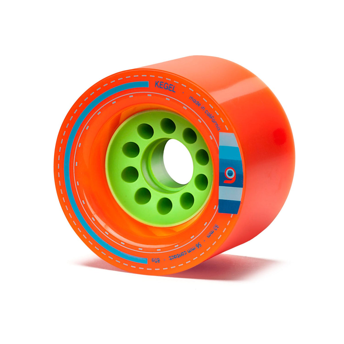 Orangatang Kegel 80mm 80a Orange longboard wheel