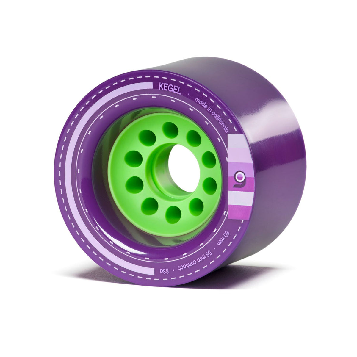 Orangatang Kegel 80mm 83a Purple longboard wheel